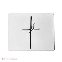 Simple Faith Cross In Portuguese Camiseta Fe Mousepad thumb 0