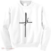 Simple Faith Cross In Portuguese Camiseta Fe Kids Sweatshirt thumb 0