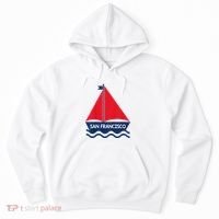 San Francisco California Sailing Boat Souvenir Hoodie thumb 0