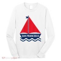 San Francisco California Sailing Boat Souvenir Long Sleeve Shirt thumb 0