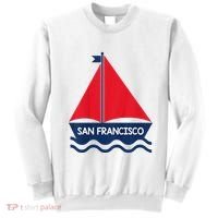 San Francisco California Sailing Boat Souvenir Sweatshirt thumb 0