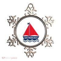San Francisco California Sailing Boat Souvenir Ornament thumb 0