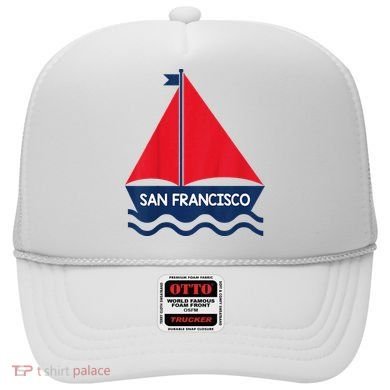 San Francisco California Sailing Boat Souvenir Hat
