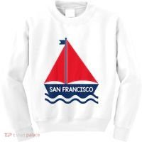 San Francisco California Sailing Boat Souvenir Kids Sweatshirt thumb 0