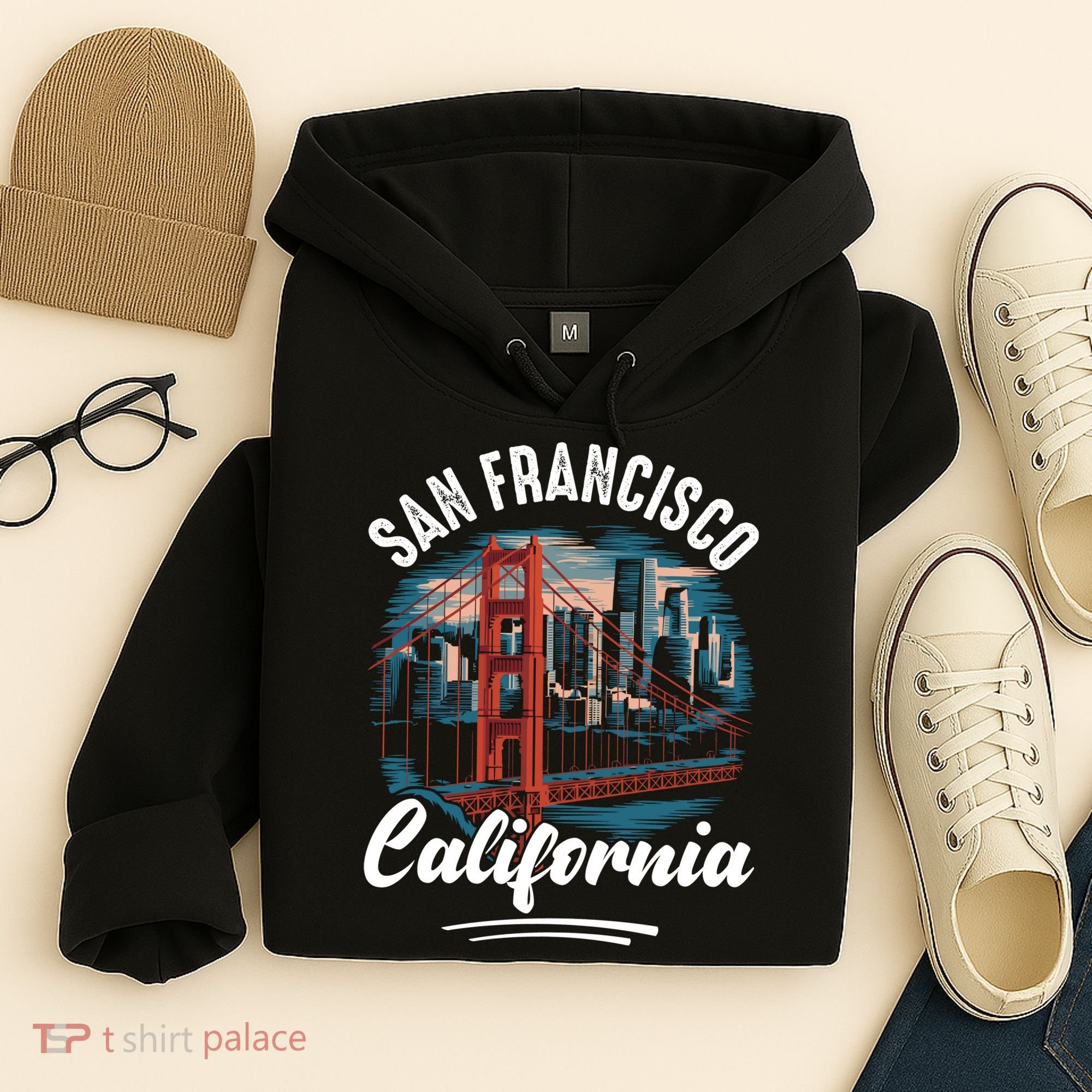 San Francisco California Souvenir Travel Gift Hoodie