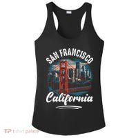 San Francisco California Souvenir Travel Gift Ladies PosiCharge Competitor Racerback Tank thumb 0