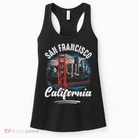 San Francisco California Souvenir Travel Gift Women's Tank Top thumb 0