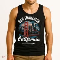San Francisco California Souvenir Travel Gift Tank Top thumb 3