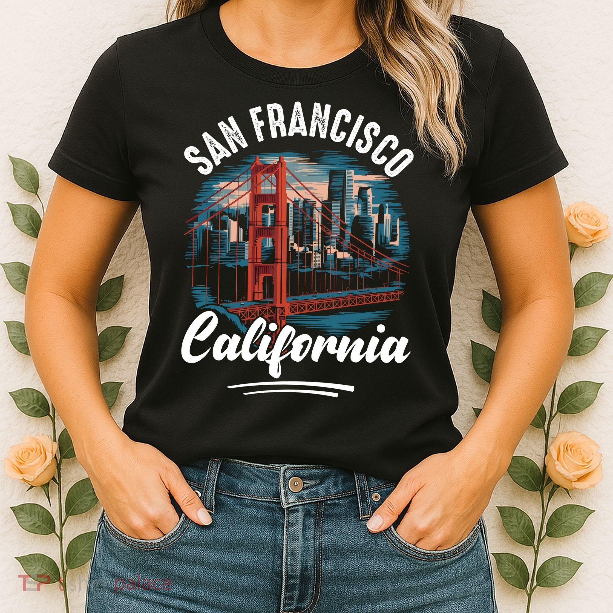 San Francisco California Souvenir Travel Gift Women's T-Shirt