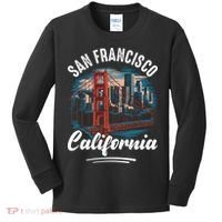 San Francisco California Souvenir Travel Gift Kids Long Sleeve Shirt thumb 0