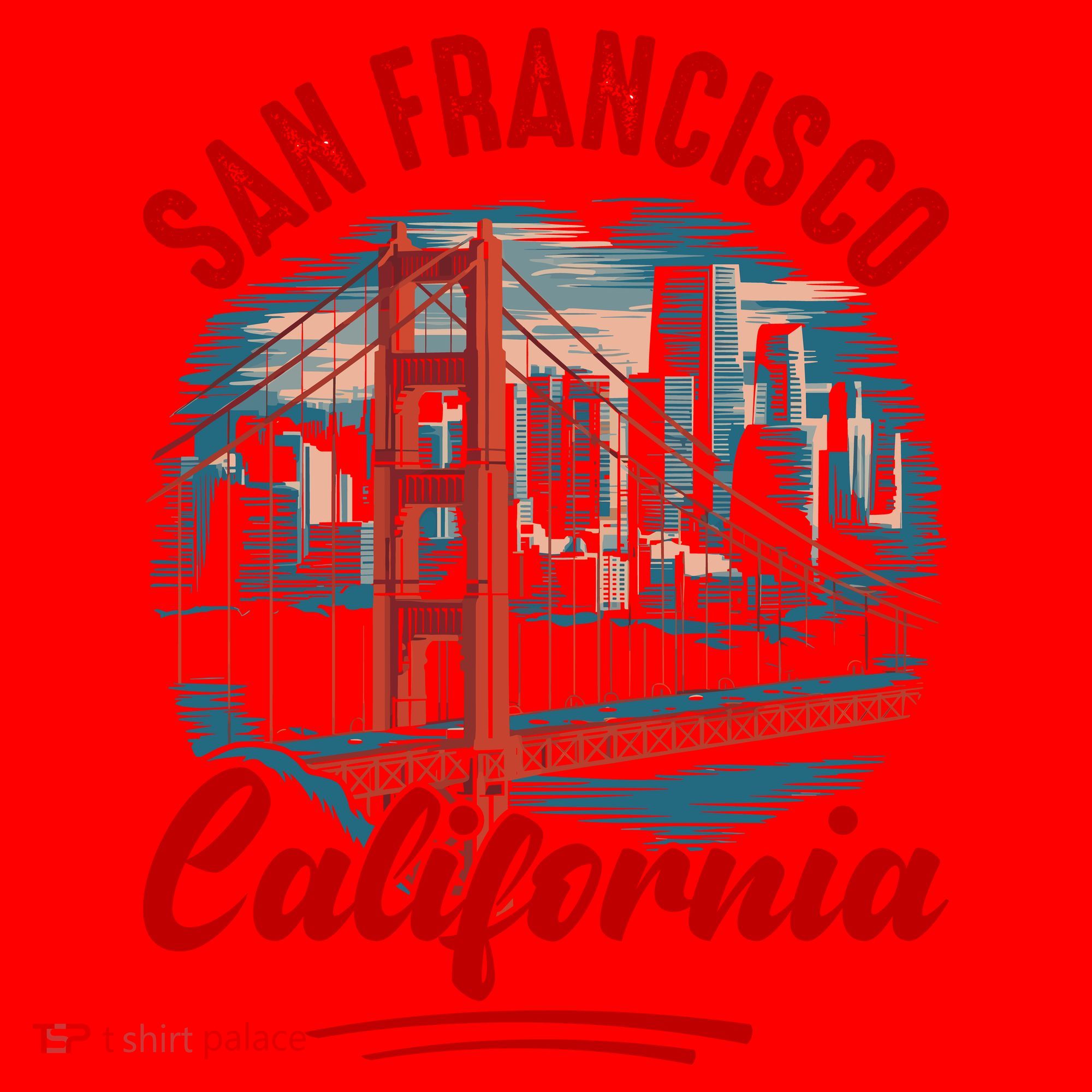 San Francisco California Souvenir Travel Gift Santa Hat