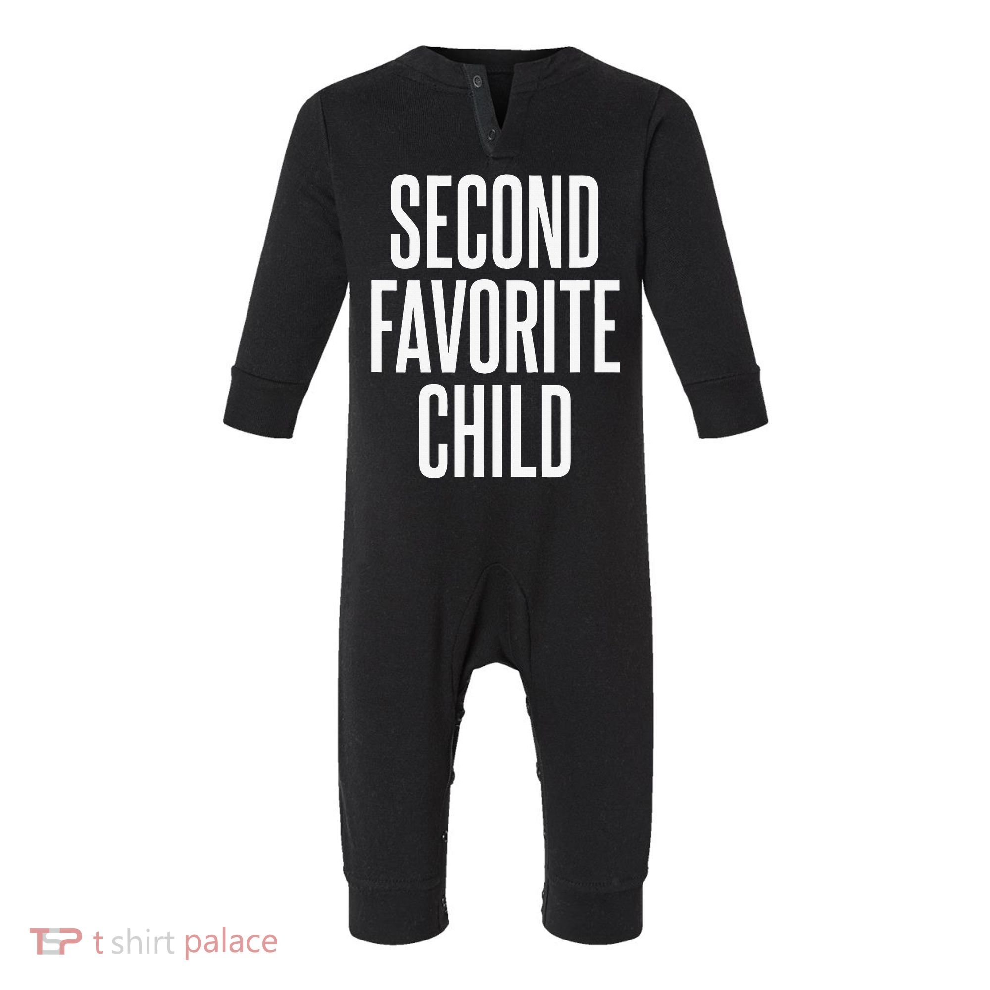 Second Favorite Child  Infant Fleece One Piece