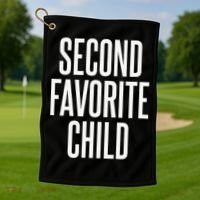 Second Favorite Child  Golf Towel thumb 1
