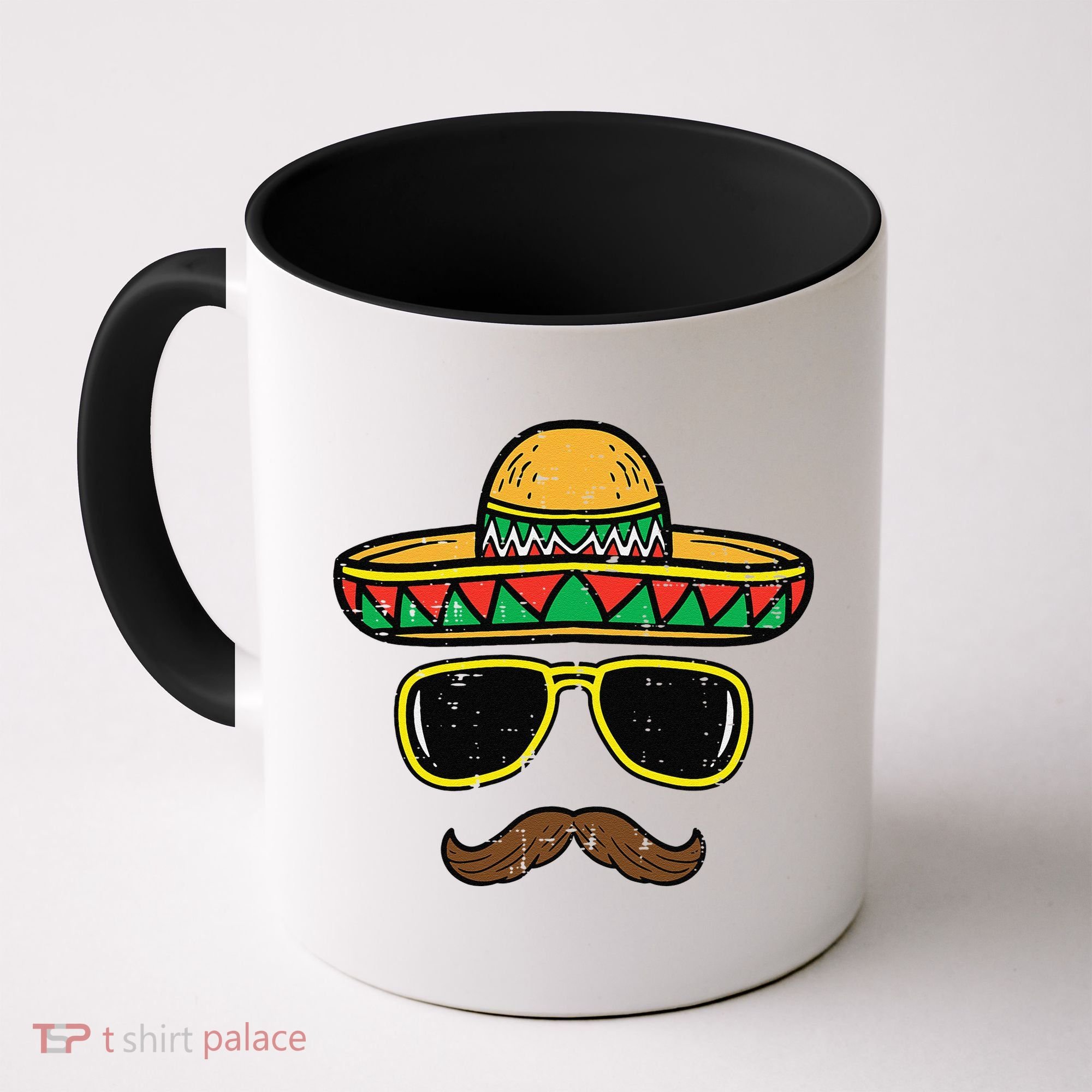 Sombrero Face Cinco De Mayo Mexican Fiesta Party Coffee Mug