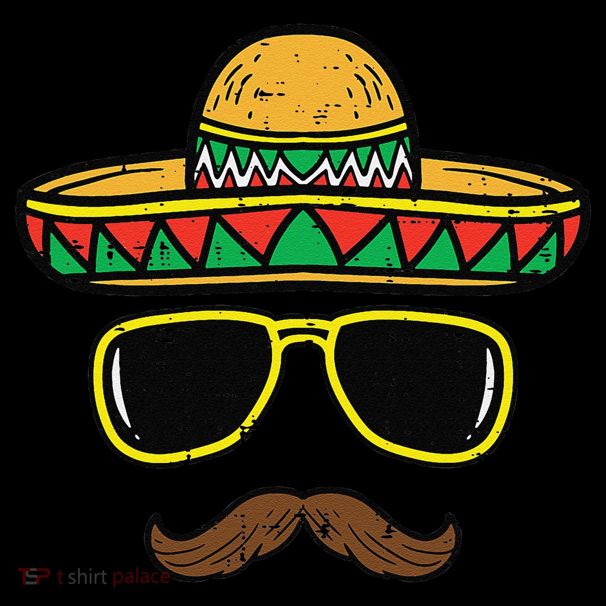 Sombrero Face Cinco De Mayo Mexican Fiesta Party Women's Hoodie