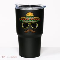 Sombrero Face Cinco De Mayo Mexican Fiesta Party Tumbler thumb 0