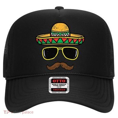 Sombrero Face Cinco De Mayo Mexican Fiesta Party Hat