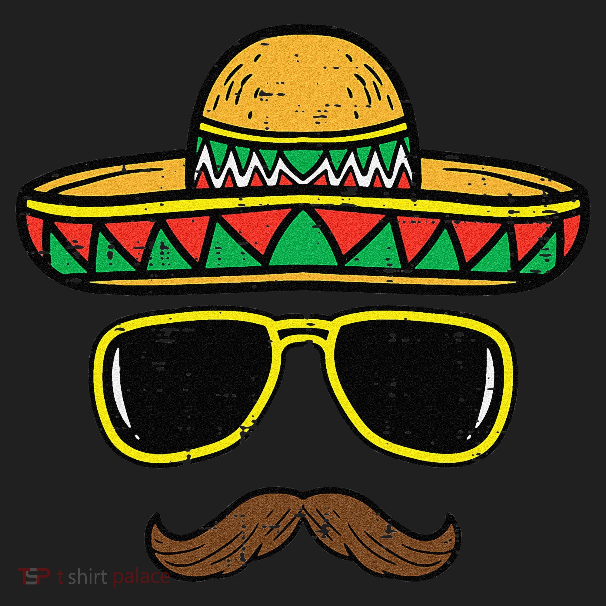 Sombrero Face Cinco De Mayo Mexican Fiesta Party Hat