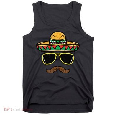 Sombrero Face Cinco De Mayo Mexican Fiesta Party Tank Top