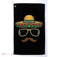 Sombrero Face Cinco De Mayo Mexican Fiesta Party Golf Towel thumb 0