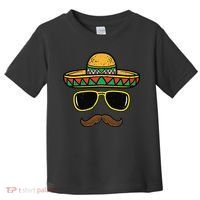 Sombrero Face Cinco De Mayo Mexican Fiesta Party Toddler T-Shirt thumb 0