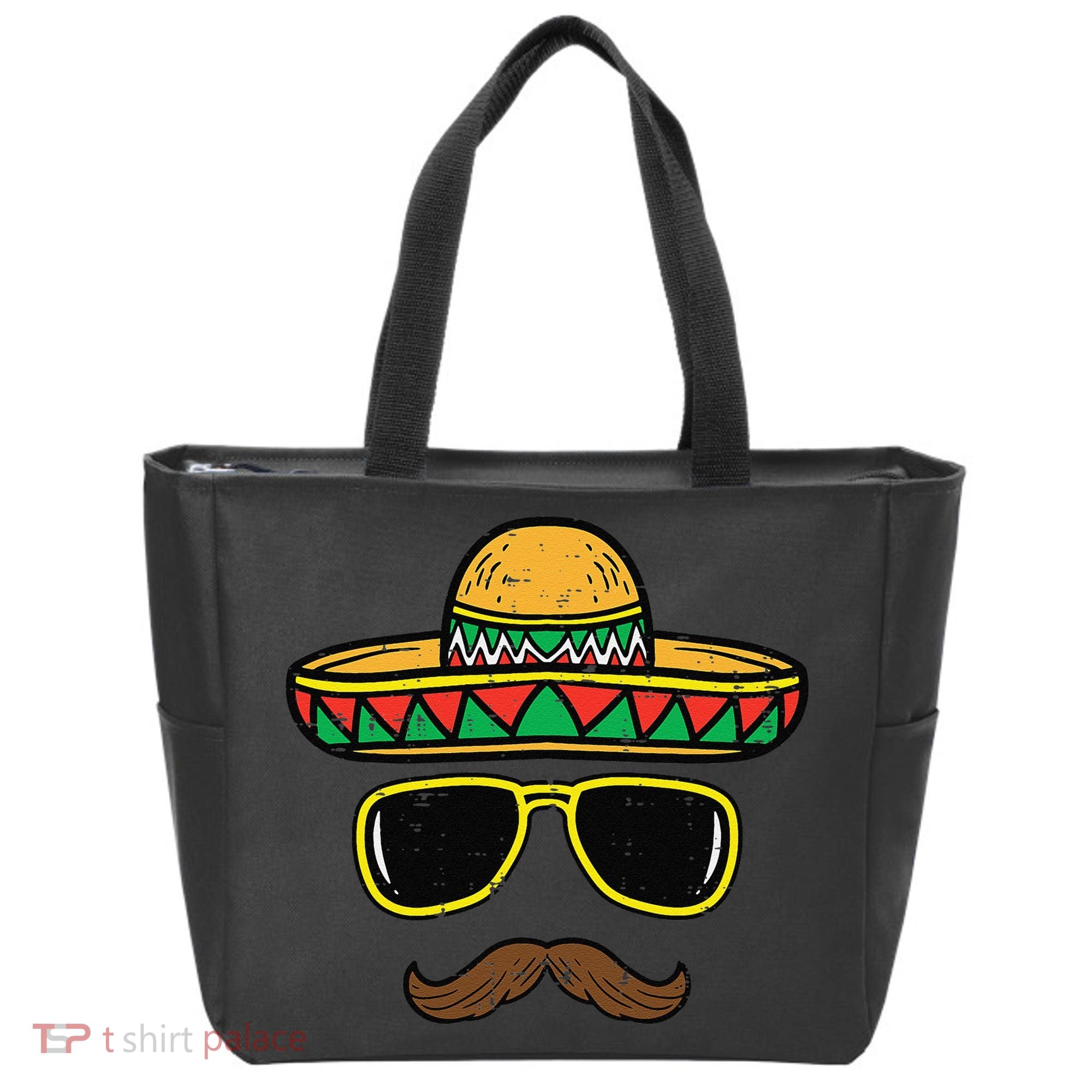 Sombrero Face Cinco De Mayo Mexican Fiesta Party Tote Bag