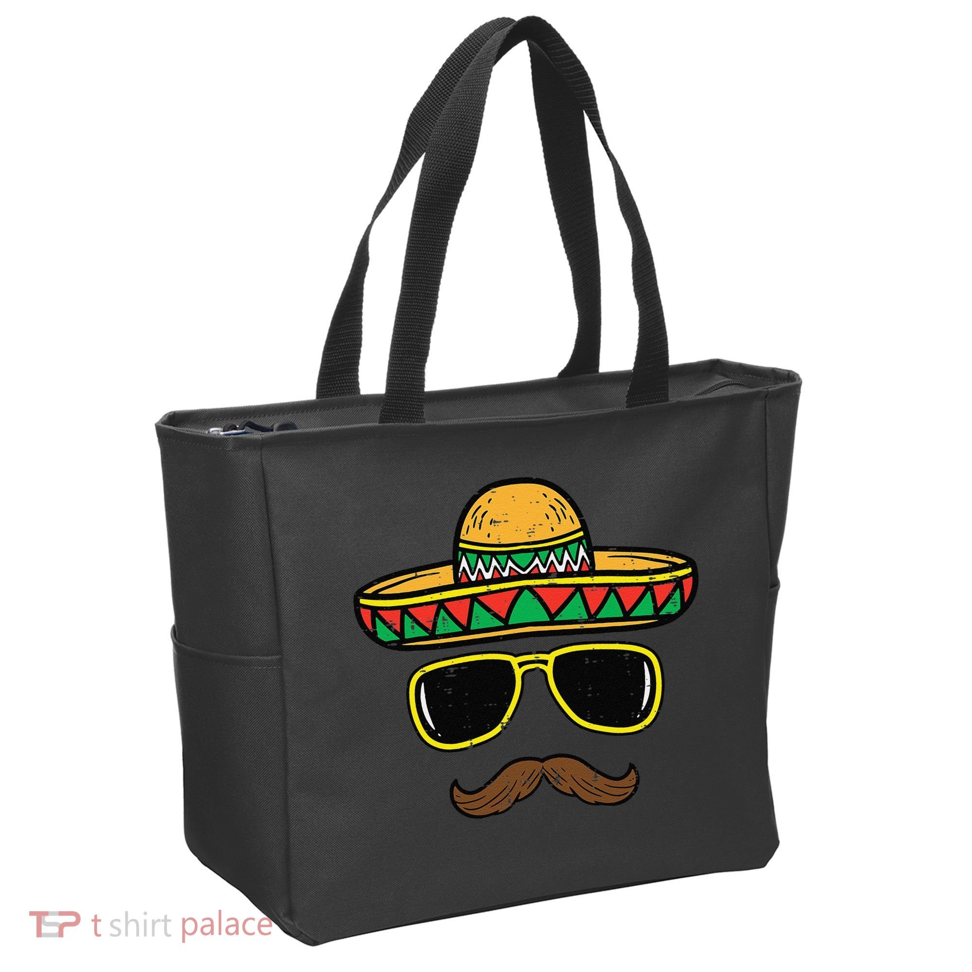 Sombrero Face Cinco De Mayo Mexican Fiesta Party Tote Bag