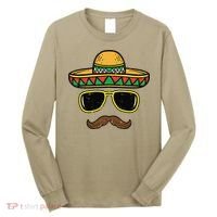 Sombrero Face Cinco De Mayo Mexican Fiesta Party Long Sleeve Shirt thumb 0