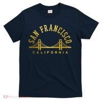San Francisco California Golden Gate Bridge Vintage T-Shirt thumb 0