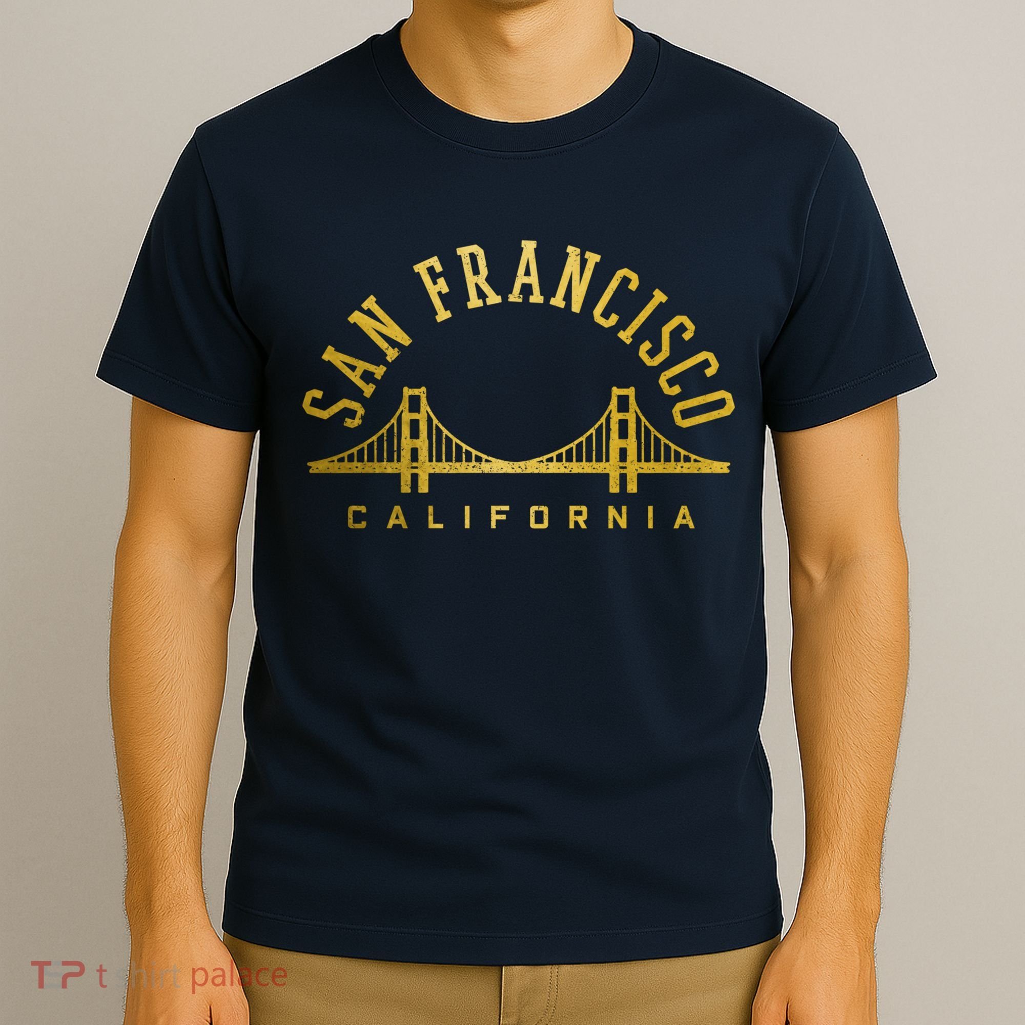 San Francisco California Golden Gate Bridge Vintage T-Shirt