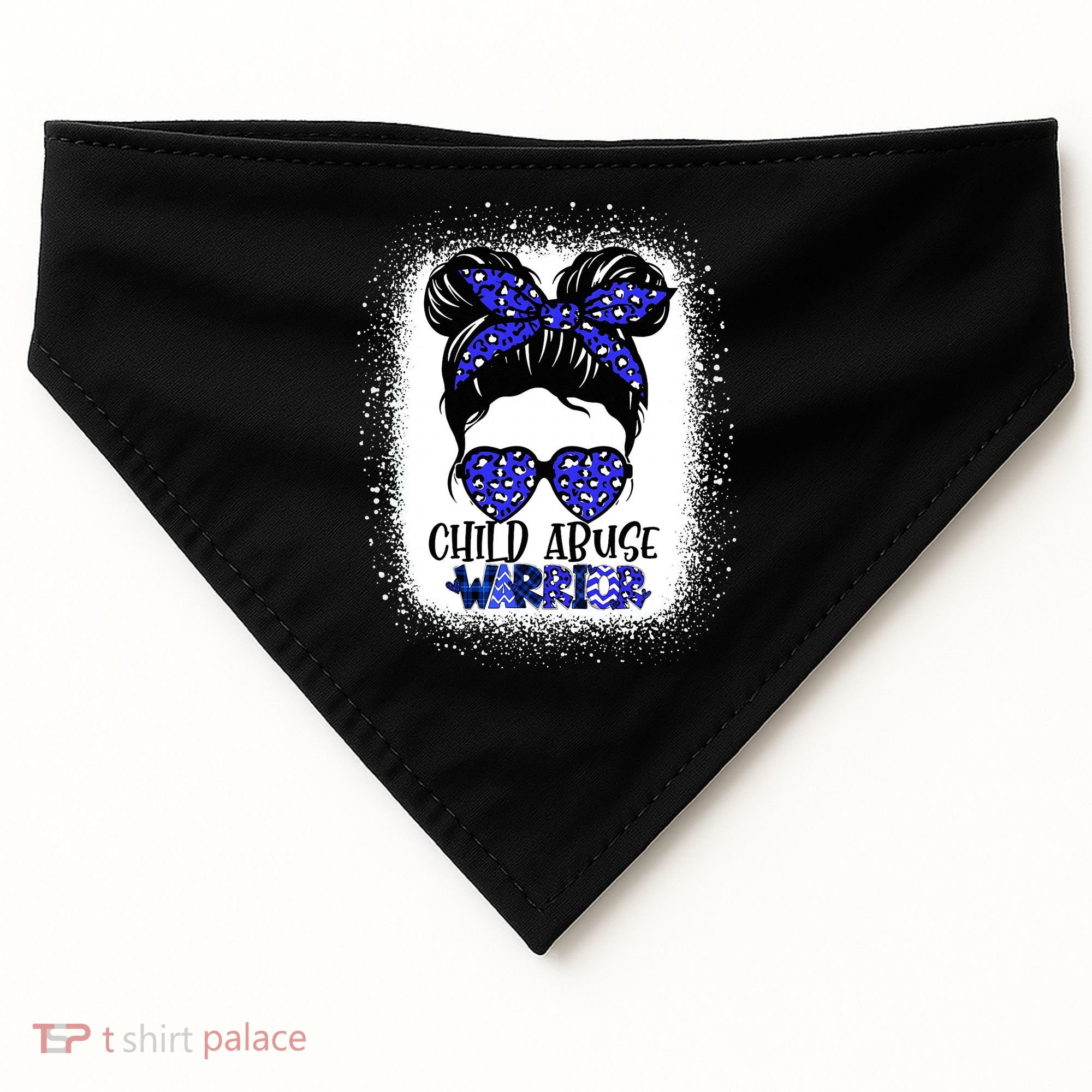 StandUp For Children Stop Child Abuse Prevention Awareness USA-Made Doggie Bandana