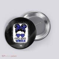 StandUp For Children Stop Child Abuse Prevention Awareness Button thumb 0