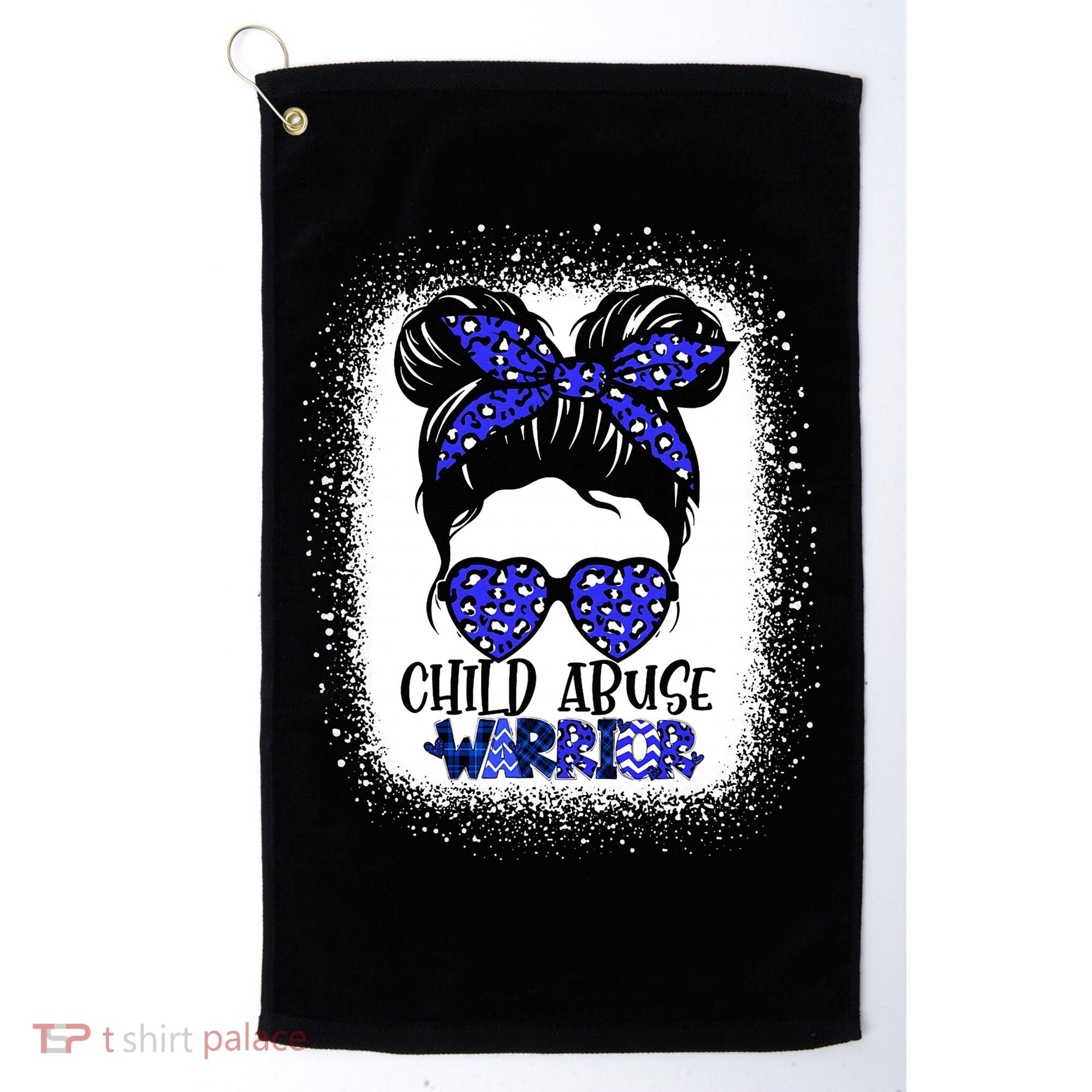 StandUp For Children Stop Child Abuse Prevention Awareness Golf Towel