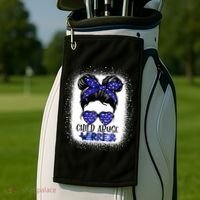 StandUp For Children Stop Child Abuse Prevention Awareness Golf Towel thumb 2