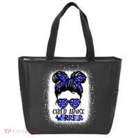 StandUp For Children Stop Child Abuse Prevention Awareness Tote Bag thumb 0