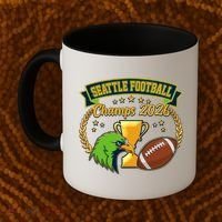 Seattle Football Champs 2026 Coffee Mug thumb 2