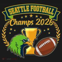Seattle Football Champs 2026 Ornament thumb 1
