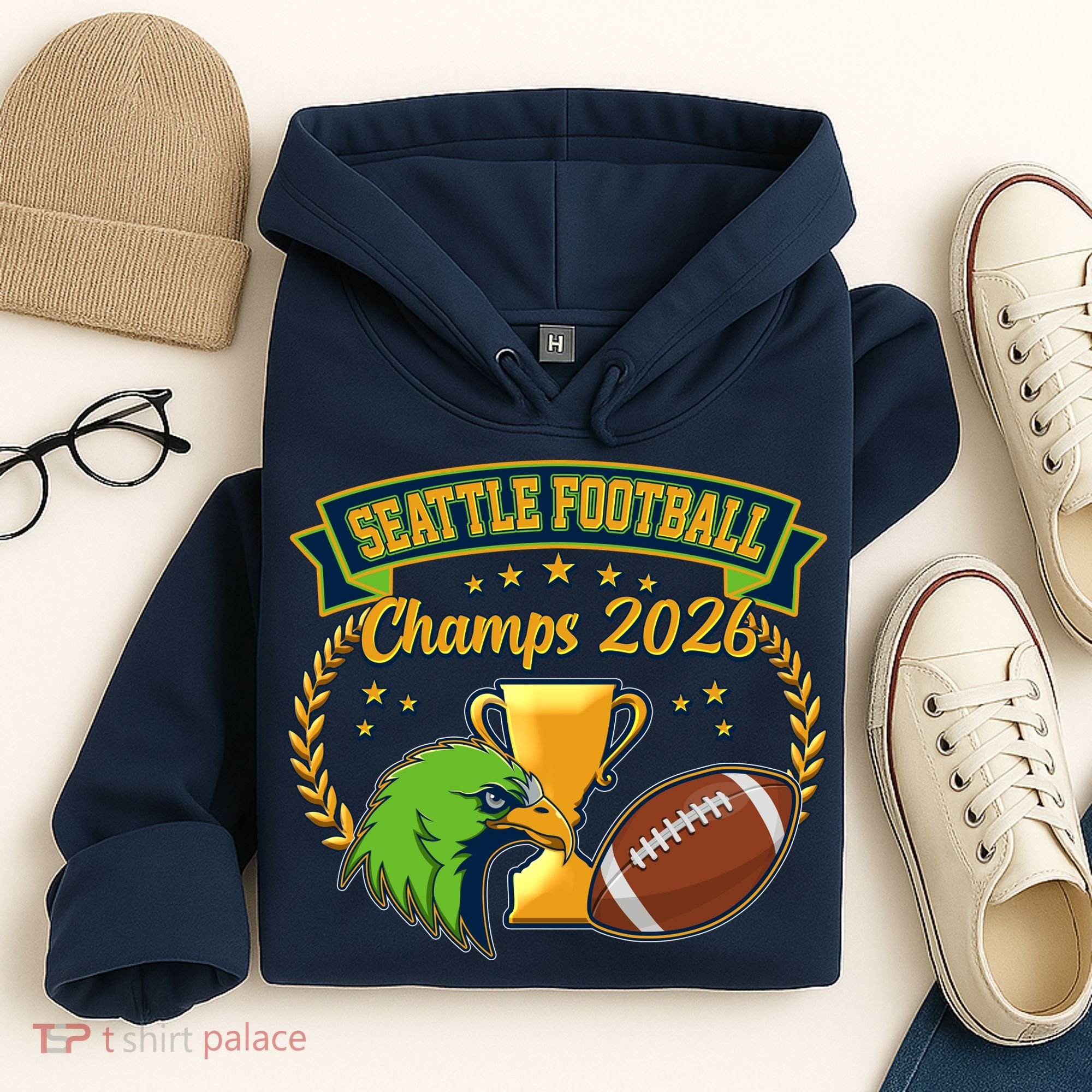 Seattle Football Champs 2026 Hoodie