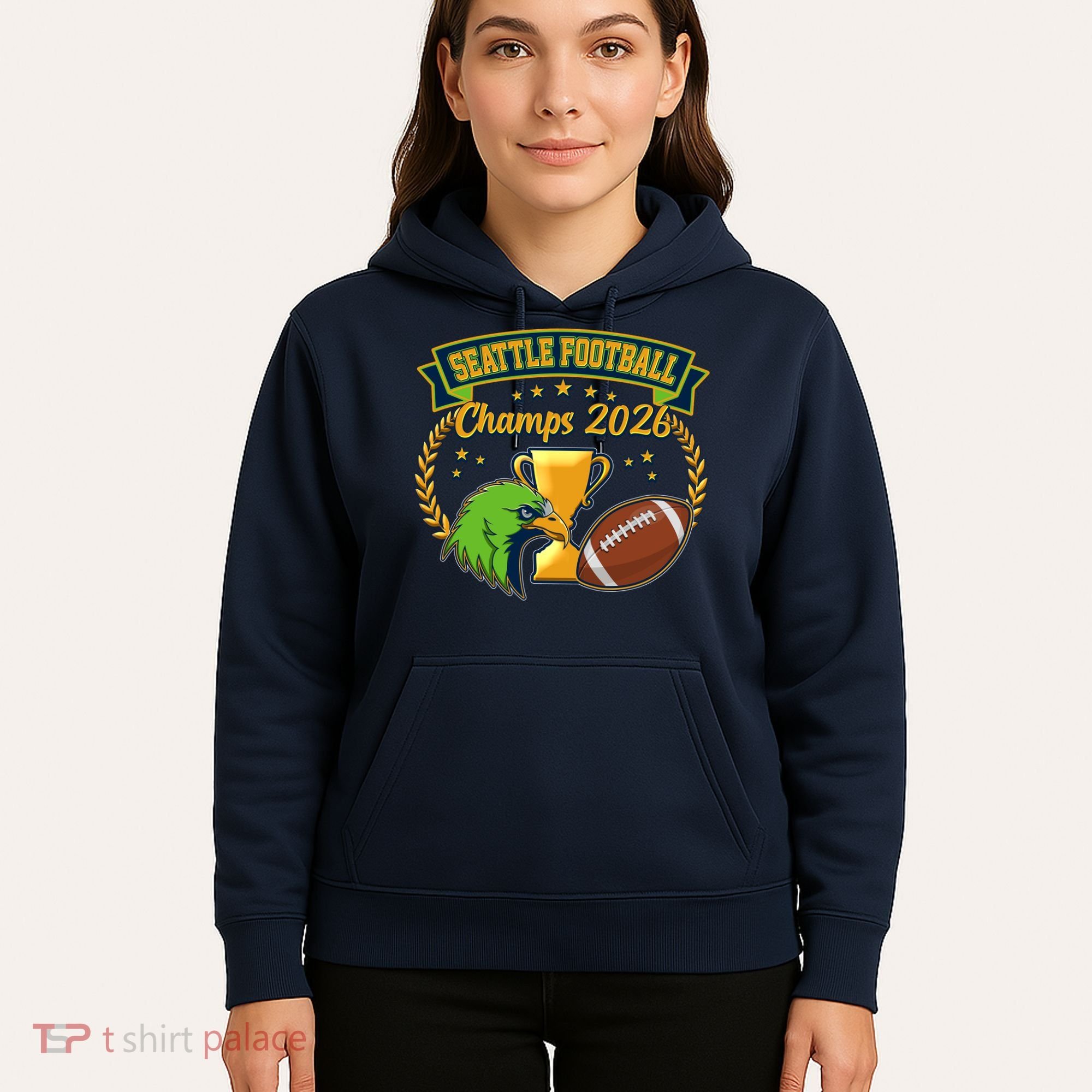 Seattle Football Champs 2026 Hoodie
