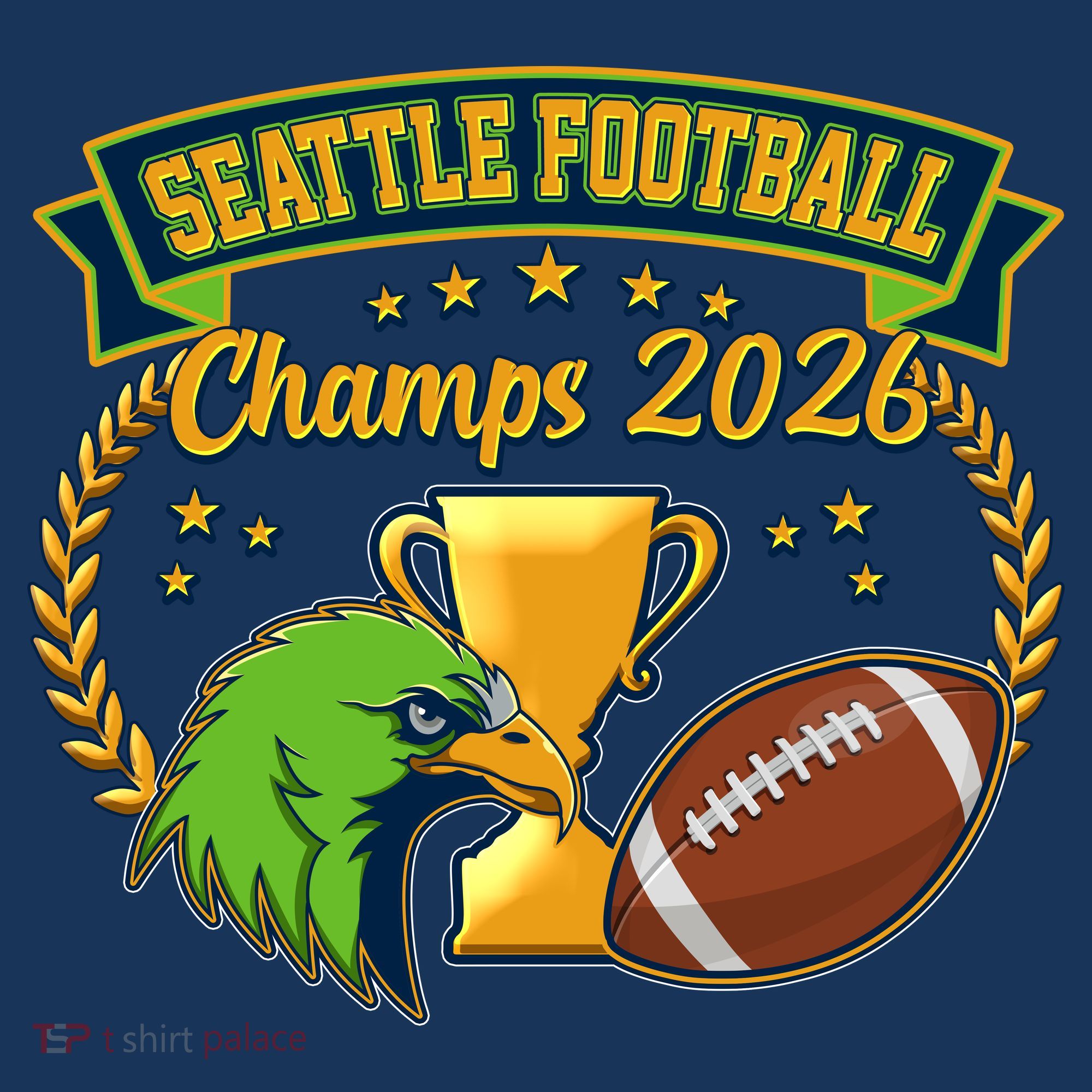 Seattle Football Champs 2026 Long Sleeve Shirt