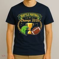 Seattle Football Champs 2026 T-Shirt thumb 3