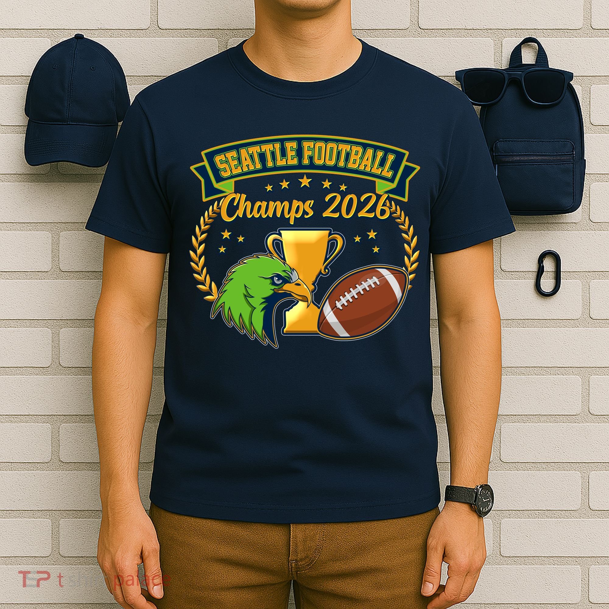 Seattle Football Champs 2026 T-Shirt