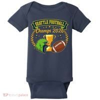 Seattle Football Champs 2026 Baby Bodysuit thumb 0