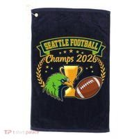 Seattle Football Champs 2026 Golf Towel thumb 0
