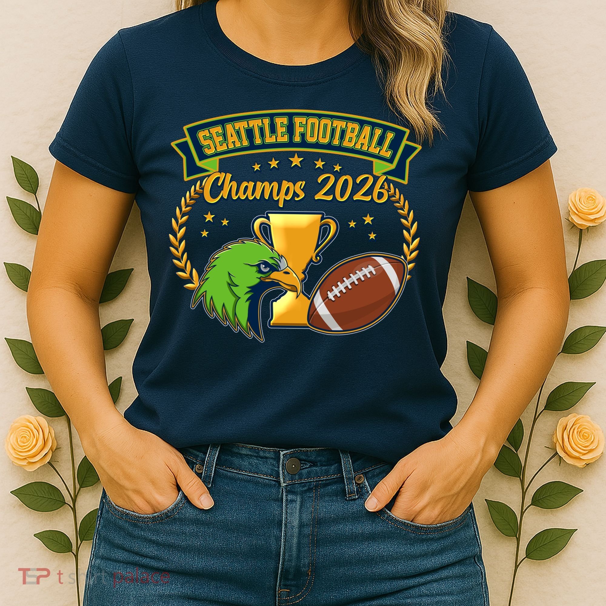 Seattle Football Champs 2026 Women's T-Shirt