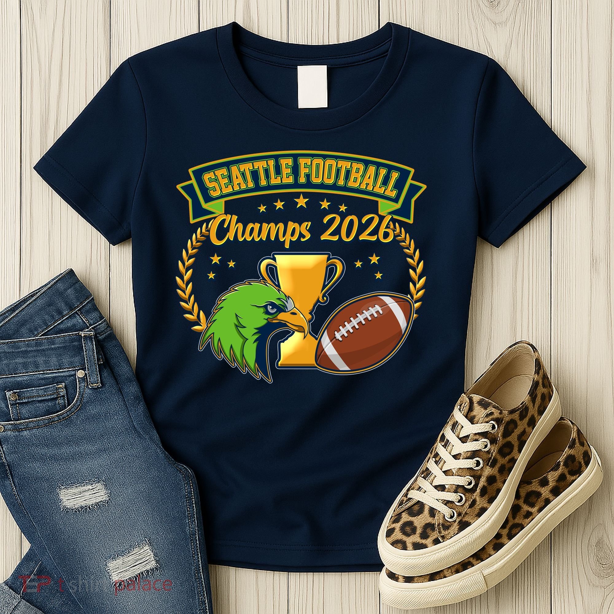 Seattle Football Champs 2026 Women's T-Shirt