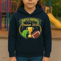 Seattle Football Champs 2026 Kids Hoodie thumb 3