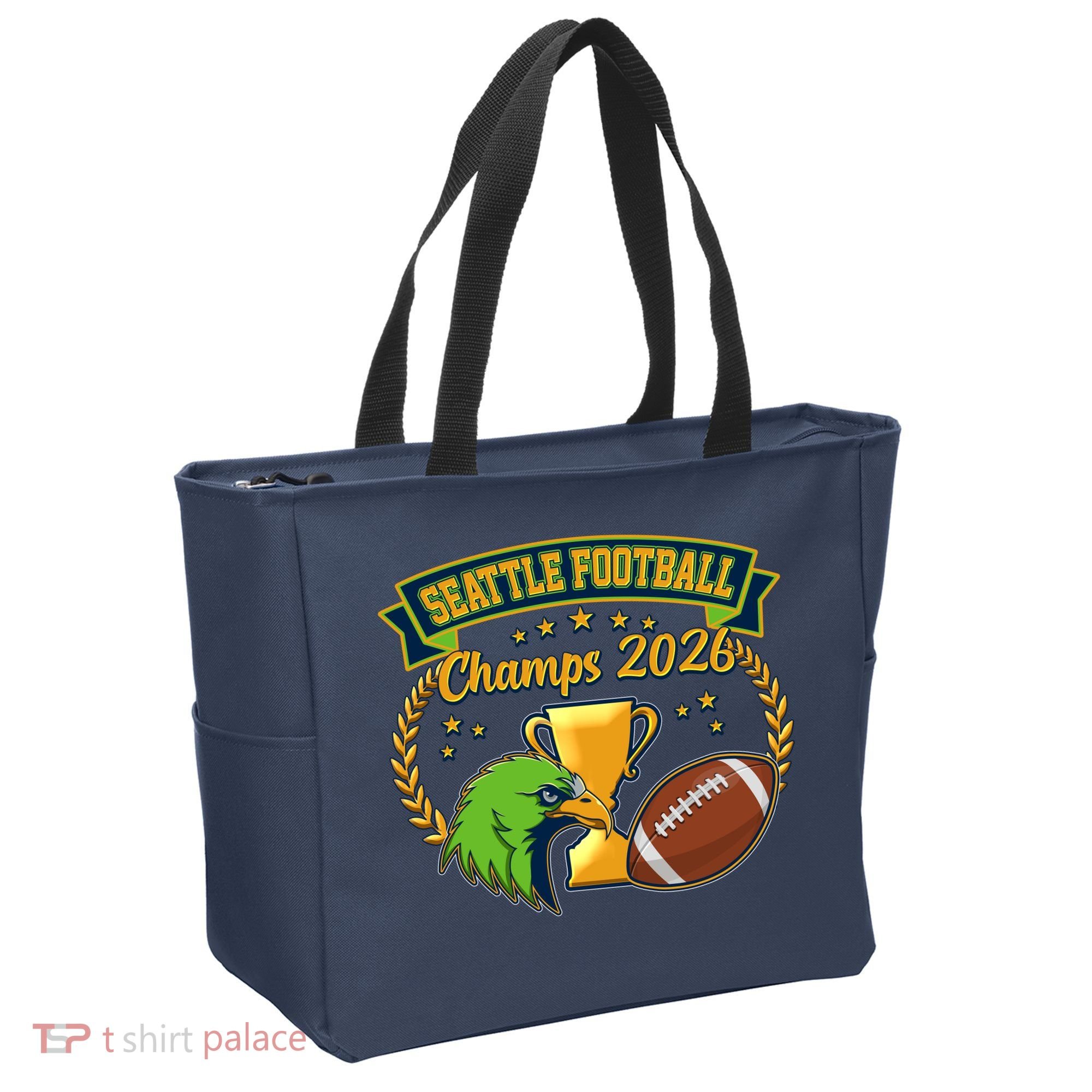Seattle Football Champs 2026 Tote Bag