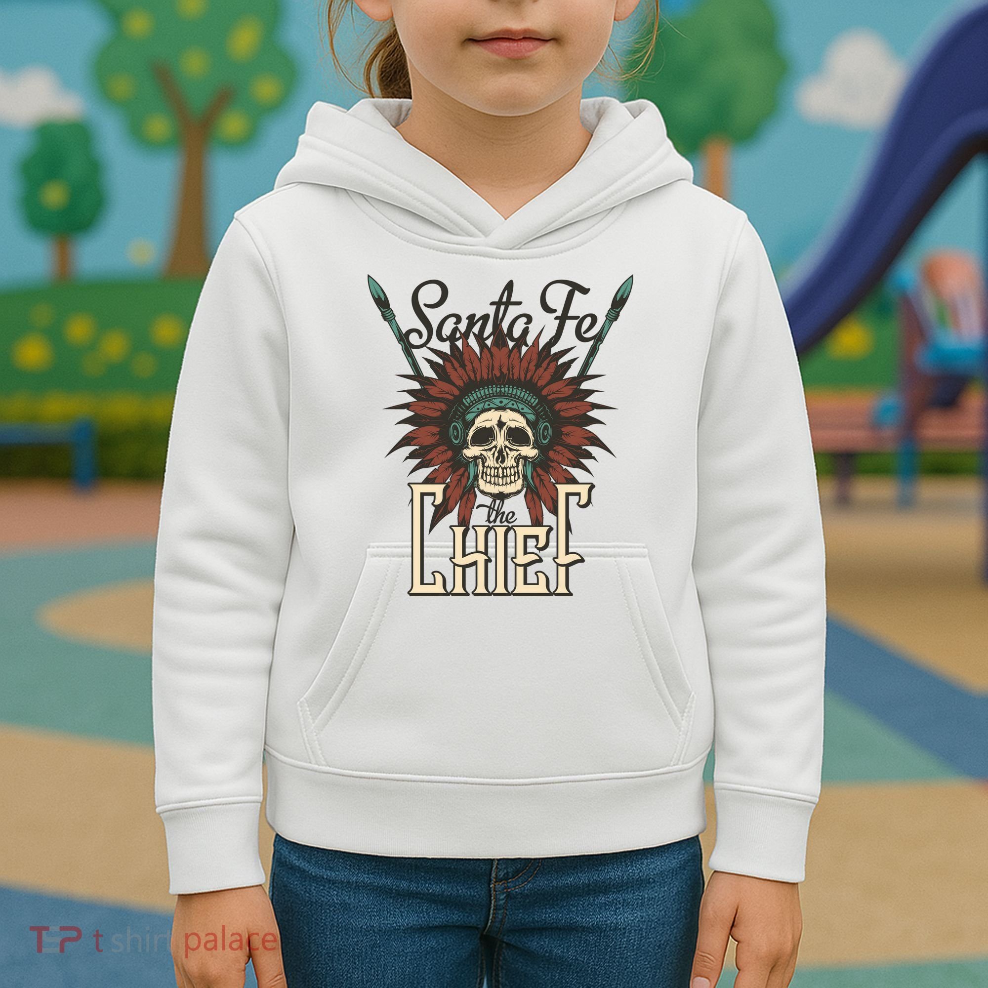 Santa Fe Chief Kids Hoodie