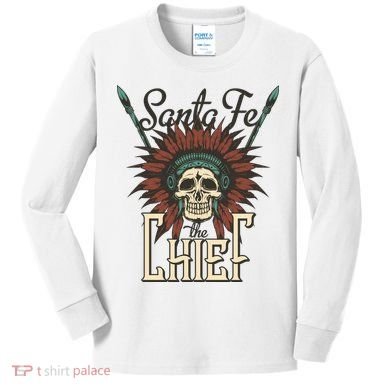 Santa Fe Chief Kids Long Sleeve Shirt